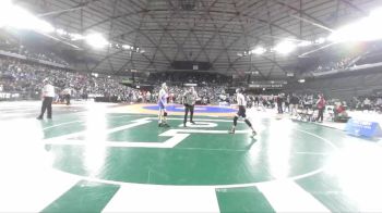 Boys 3A 120 lbs Champ. Round 1 - Carson Carolus, River Ridge vs Phillip Popish, Mountain View