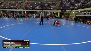 70 lbs Round 4 - Magdalen Rauenhorst, Summit Wrestling Academy vs Sophia Strait, Jr Pioneers/Assumption