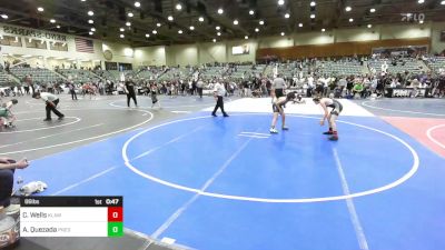 86 lbs Consolation - Cael Wells, Klamath Basin Warriors vs Aiden Quezada, Predators WC