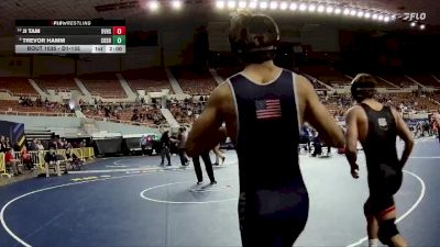 D1-132 lbs Champ. Round 1 - Trevor Hamm, Corona Del Sol High School vs Ji Tam, Desert Vista High School