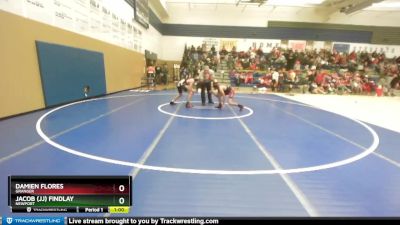 132 lbs Cons. Round 1 - Damien Flores, Granger vs Jacob (JJ) Findlay, Newport