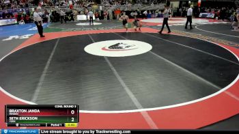 Cons. Round 3 - Seth Erickson, York vs Braxton Janda, Minden