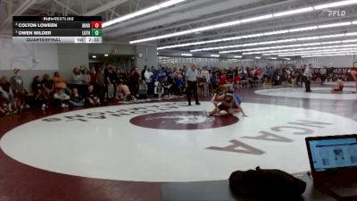 165 lbs Quarterfinal - Colton Loween, Augsburg vs Owen Milder, Luther