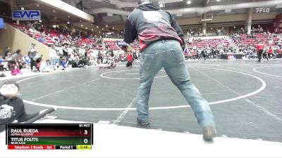 79 lbs Semifinal - Raul Rueda, Alpha Academy vs Titus Fouts, Bear Cave