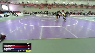 180 lbs Cons. Round 1 - Sicily Frates, Chadron State vs Xsaria Puente, Adrian College