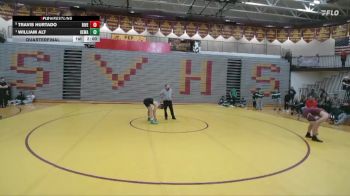 150 lbs Quarterfinal - William Alt, Kelly Walsh vs Travis Hurtado, Riverton