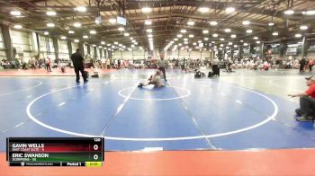 120 lbs Rd# 6- 9:00am Saturday Final Pool - Gavin Wells, East Coast Elite vs Eric Swanson, Scorpions