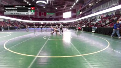 144 lbs Cons. Round 2 - Hayden Carr, Borah vs Colin Buker, Timberline