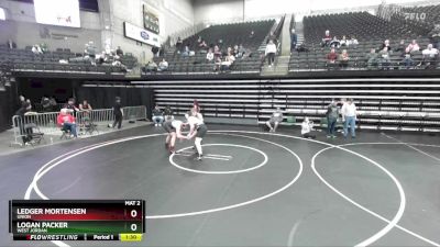 218 lbs Cons. Round 5 - Ledger Mortensen, Union vs Logan Packer, West Jordan