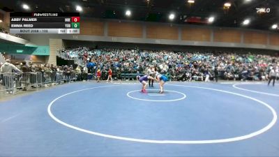 155 lbs Champ. Round 1 - Abby Palmer, Moapa Valley vs Emma Reed, Yerington