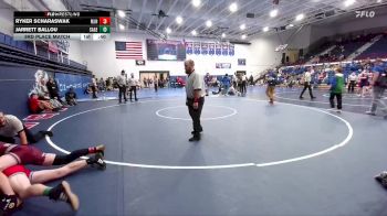 152 lbs 3rd Place Match - Ryker Scharaswak, McCormick Jr. High vs Jarrett Ballou, Sage Valley Jr High
