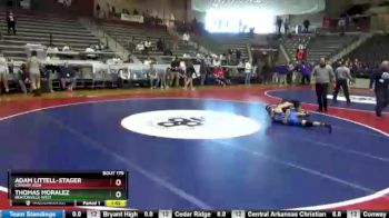6 lbs Champ. Round 1 - Adam Littell-Stager, Conway High vs Thomas Moralez, Bentonville West