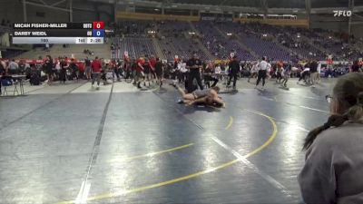 160 lbs Semis (4 Team) - Darby Weidl, Ottawa University vs Micah Fisher-miller, University Of The Cumberlands
