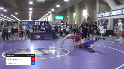 92 kg Rnd Of 32 - Tyson Irby-Brownson, Aniciete Training Club vs Isaiah Huus, Greco-Roman Development