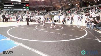 46 lbs Rr Rnd 2 - Piper Darwin, Warner Eagles Youth Wrestling vs Remi Nuttle, Woodland Wrestling Club