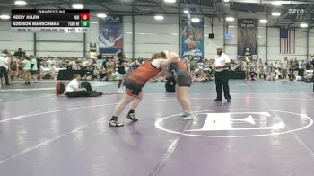 235 lbs Rr Rnd 1 - Keely Allen, Indiana Outlaws Purple vs Addison Marschman, Team Nebraska