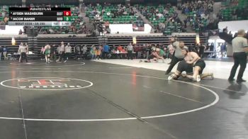 5A 285 lbs 3rd Place Match - Jacob Baker, Hayden vs Ayden Mashburn, Scottsboro