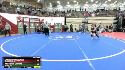 66-71 lbs Round 3 - Landon Woessner, Indian Creek WC vs Anthony Quiroz, Region WA