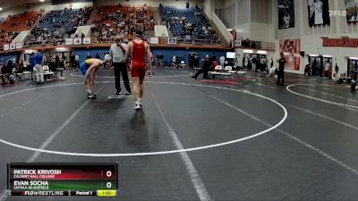 175 lbs 3rd Place Match - Patrick Krivosh, Calvert Hall College vs Evan Socha, Loyola-Blakefield