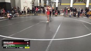 136 lbs Round 3 (6 Team) - Gracie Leslie, Grand View WC vs Paris Campbell, SOTM Black