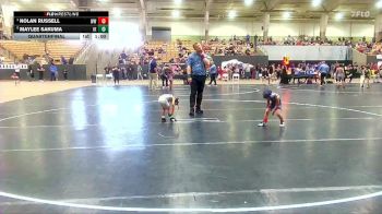 35 lbs Quarterfinal - Nolan Russell, Wildcats Wrestling vs Maylee Sakuma, Iron Knights