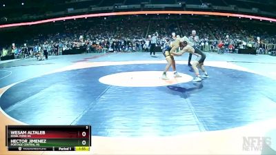 D1-157 lbs Champ. Round 1 - Hector Jimenez, Portage Central HS vs Wesam Altaleb, Edsel Ford HS