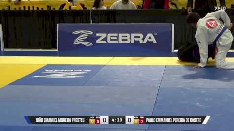Paulo Emmanuel Pereira De Castro vs João Emanuel Moreira Prestes 2026 Pan Jiu Jitsu IBJJF Championship