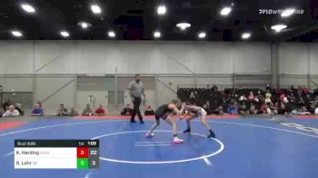 80 lbs Semifinal - Kaden Harding, Aggression Legionaries vs Gage Lohr, Cowboys 12U