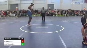 285 lbs Round Of 16 - Owen Barton, Diamondville WC vs Melvin Whitehead, Gold Rush