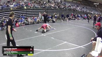 101 lbs Semis & 1st Wrestleback (8 Team) - Kaitlynn Fouty, Team Indiana vs Caitlyn Kendall, Oregon Girls