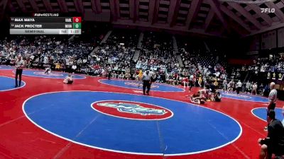 3A-120 lbs Semifinal - Max Maya, Harlem vs Jack Procter, North Hall