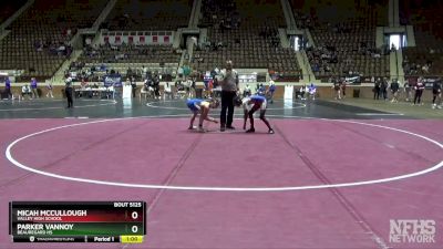 5A 106 lbs Cons. Semi - Micah Mccullough, Valley High School vs Parker Vannoy, Beauregard HS