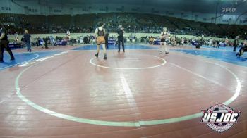 92 lbs Semifinal - Peyton Boston, Van Buren Matdawgs vs Beckhem Fields, Cowboy Wrestling Club