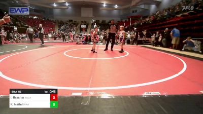 58 lbs Semifinal - Izayah Brasher, Buck Pride Wrestling vs Kyler Naifeh, Raw Wrestling Club