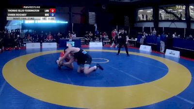 71kg Champ. Round 3 - Thomas Ellis-Toddington, Lethbridge Amateur Wrestling Association vs Owen Rooney, Montreal Wrestling Club