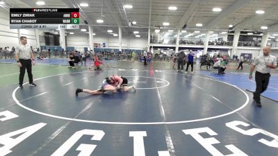 126 lbs Consi Of 8 #1 - Emily Ziriak, Amherst vs Ryan Chabot, Warwick PAL