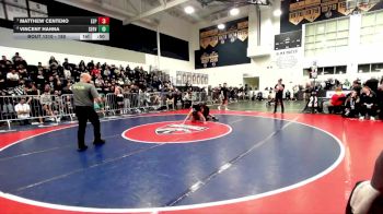 150 lbs Cons. Round 3 - Matthew Centeno, Esperanza vs Vincent Hanna, Servite