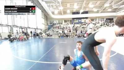 110 lbs Semis & 1st Wrestleback (8 Team) - Casen Becker, Black Fox vs Cuyler Clark, Bear Cave