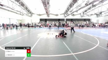 154-H lbs Consi Of 32 #2 - Justin Barr, Steel Valley Renegades vs Jake Walsh, CJA