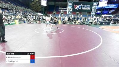 126 lbs Cons 64 #2 - Kai Christiansen, ID vs Joseph Springer, OH