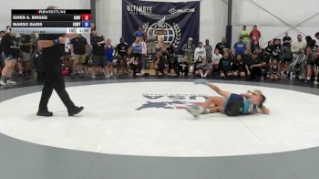 40 lbs Rr Rnd 4 - Gwen A. Briggs, Surfside Girls - W vs Margo Garis, Cowtown - W