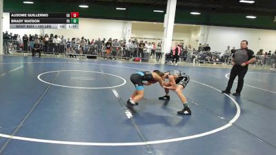 100 lbs Round Of 32 - Ausome Guillermo, CA vs Brady Watson, PA