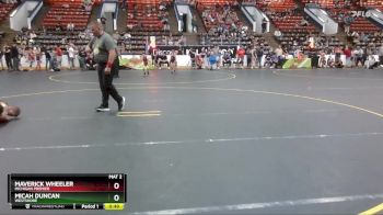 61 lbs Cons. Semi - Micah Duncan, Westshore vs Maverick Wheeler, Michigan Premier