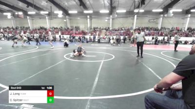 69 lbs Final - Jaxson Long, Team Grand Valley Elite vs Cael Spitzer, Southwest Hammers