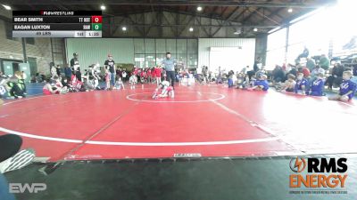 49 lbs Rr Rnd 3 - Bear Smith, Team Tulsa NDT vs Eagan Luxton, Raw Wrestling Club