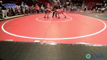 67 lbs Semifinal - Drake Lear, Fort Gibson Youth Wrestling vs Trace Smallwood, Dark Cloud Wrestling Club