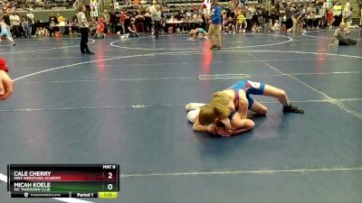 95 lbs Cons. Round 1 - Micah Koele, WC Takedown Club vs Cale Cherry, MWC Wrestling Academy