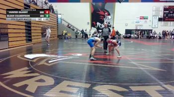 120 lbs 5th Place Match - Hunter Gilbert, Banks vs Elijah Culbertson, Gresham