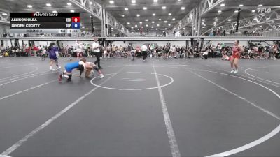 110 lbs Round 2 - Allison Olea, Kraken Dream Crushers vs Jayden Crotty, Ground Up USA