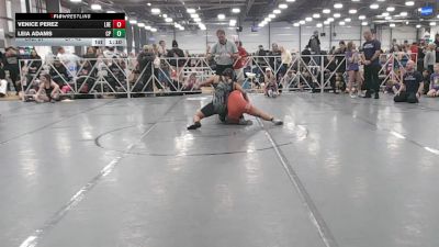 145 lbs Round 2 (10:45am Saturday) - Venice Perez, Lady Reapers vs Leia Adams, Cali Pink